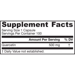 Jarrow - Quercetin 500 mg - 100 kapsułek